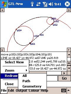 GTL Intersection and Path Calculations